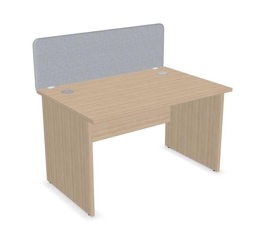 Optima Plus 55.1" Straight Office Desk for 1 Person
