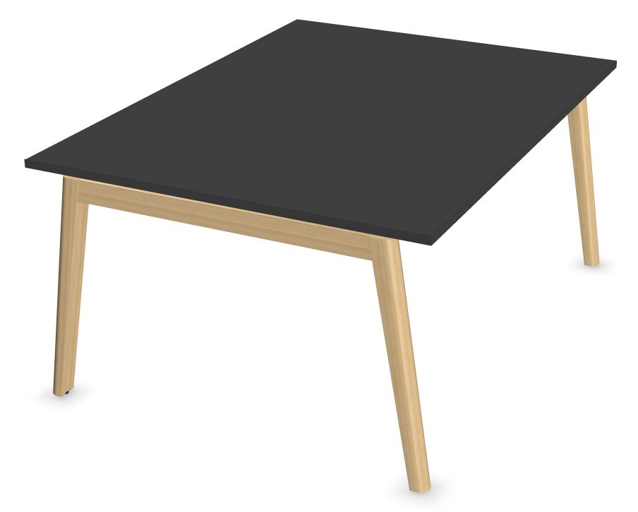 Nova Wood Rectangular Melamine D47.2" 6-Person Office Meeting Table