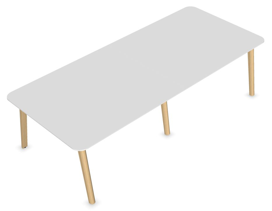 Nova Wood Rectangular HPL Office Meeting Table for 10 Persons