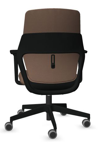 OFY Task Office Chair w/1D Adjustable Armrests, Black Frame