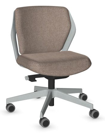 OFY Low-Back Task Office Chair w/Grey Frame
