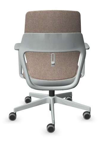 OFY Task Chair w/1D Adjustable Armrests, Grey Frame