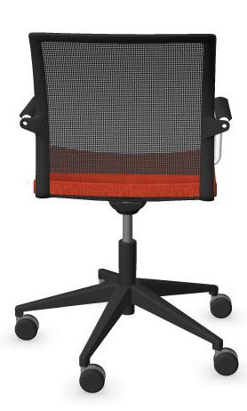 Diva Task/Meeting Chair w/Plastic Base w/Fibreglass & Castors