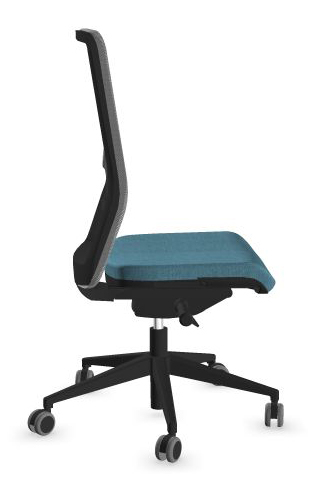 Wind High Mesh Back Swivel Office Armchair w/Castors