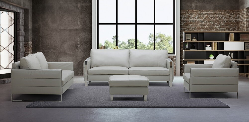 Constantin Premium Leather Loveseat