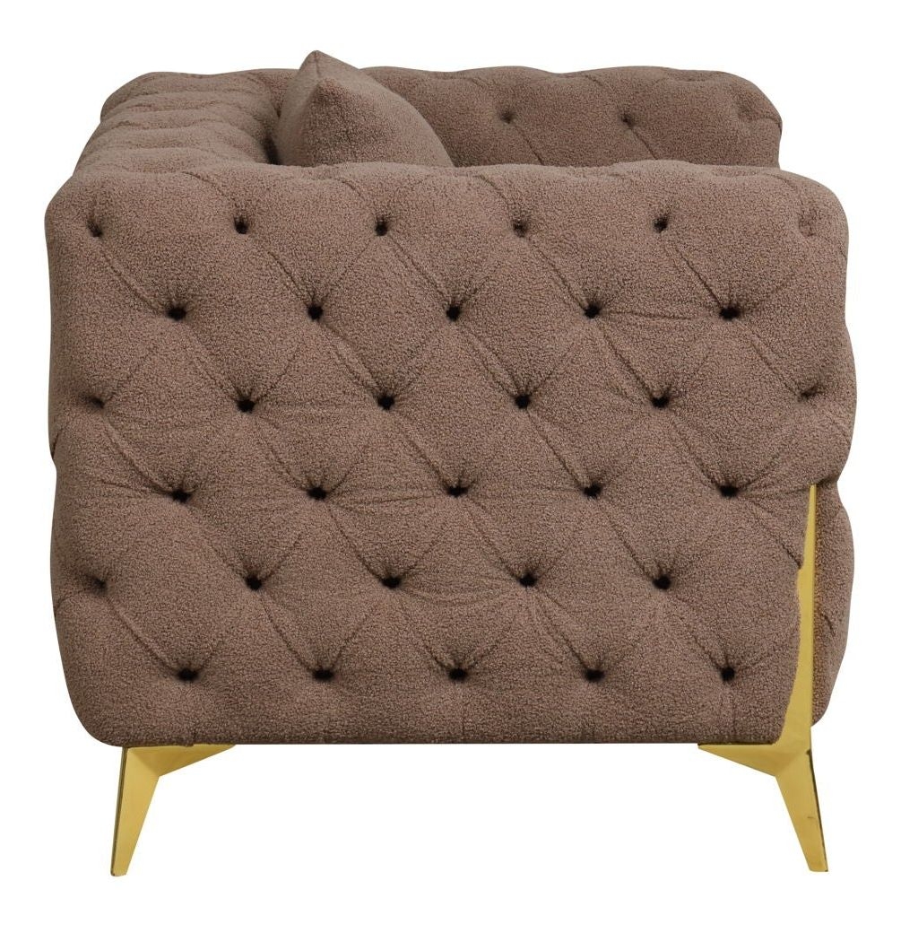 Contempo Buckle Fabric Living Room Set