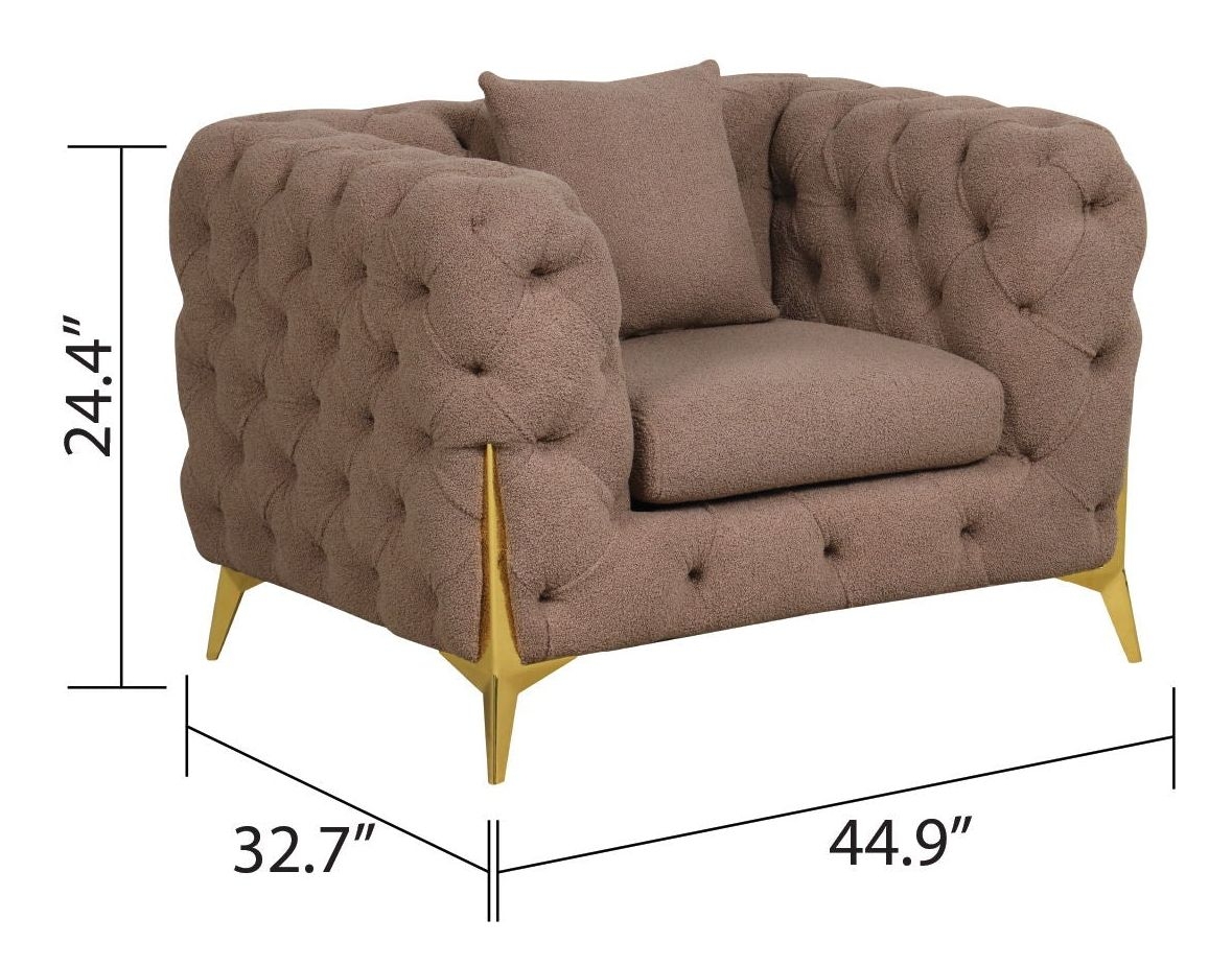 Contempo Buckle Fabric Living Room Set