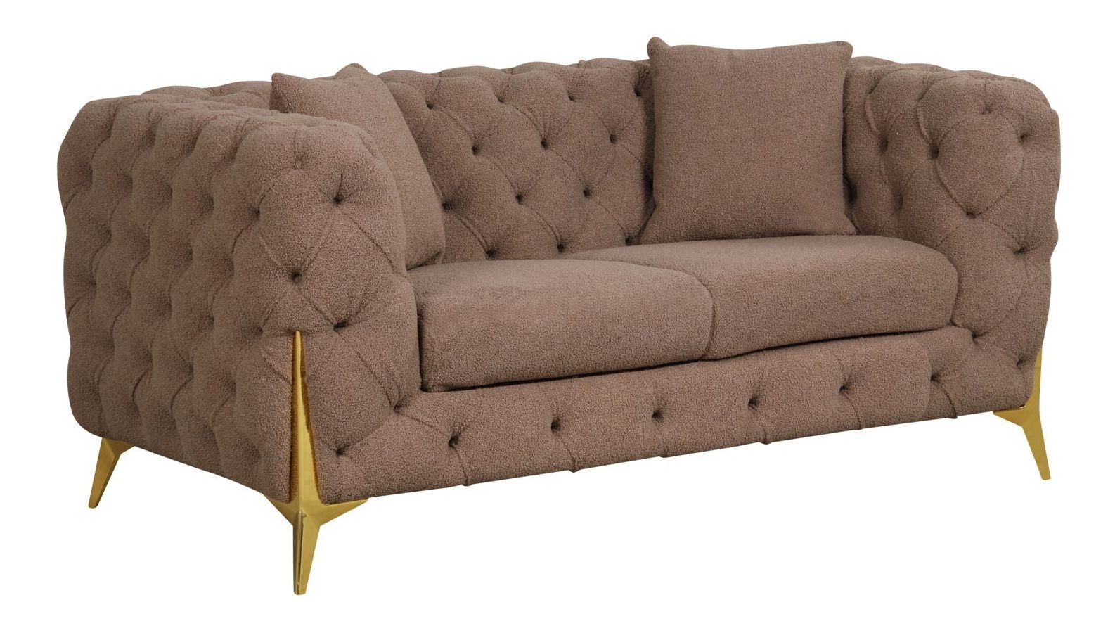 Contempo Buckle Fabric Living Room Set