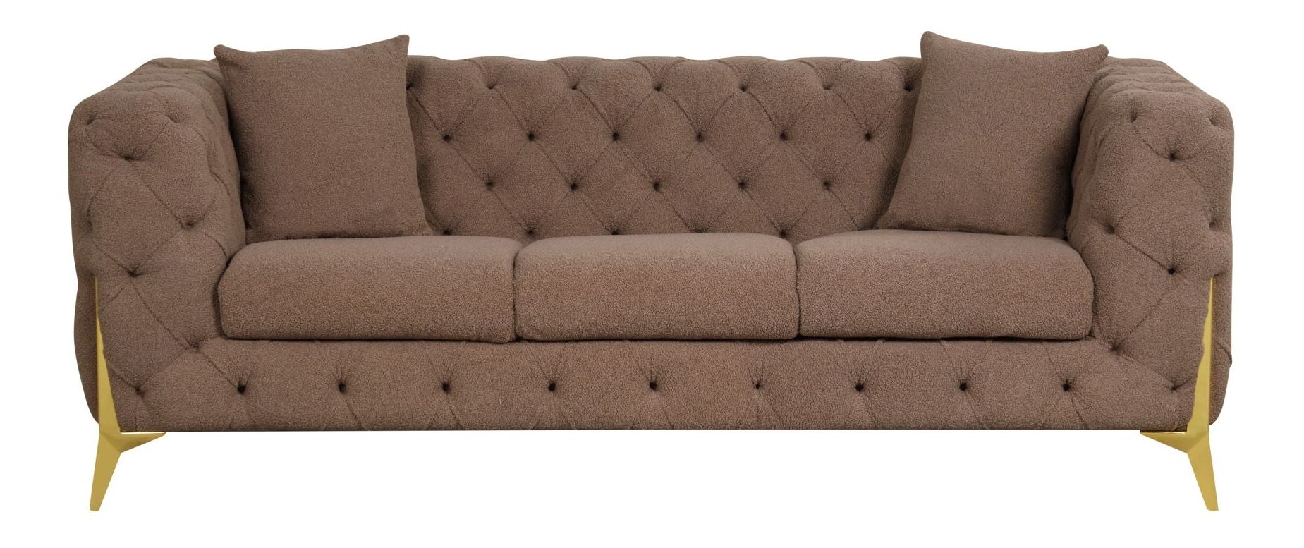 Contempo Buckle Fabric Living Room Set