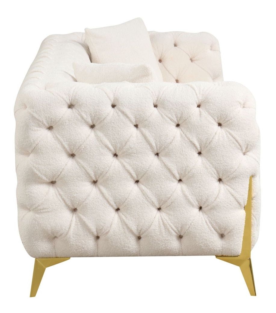 Contempo Buckle Fabric Living Room Set