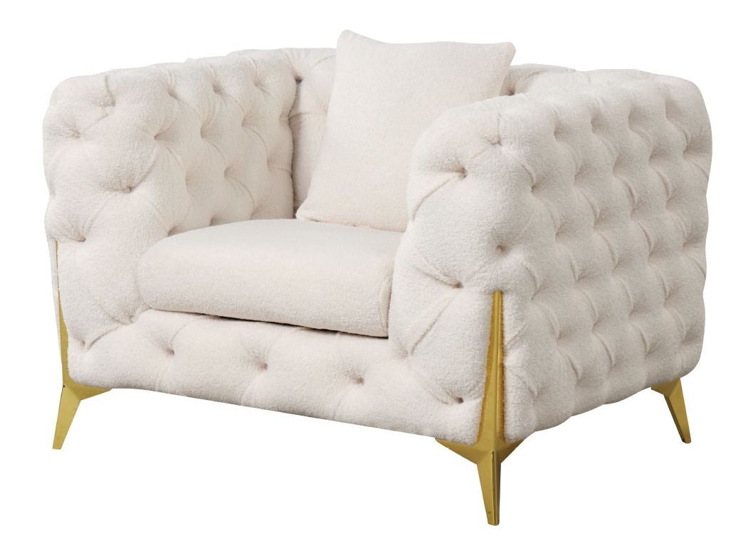 Contempo Buckle Fabric Living Room Set