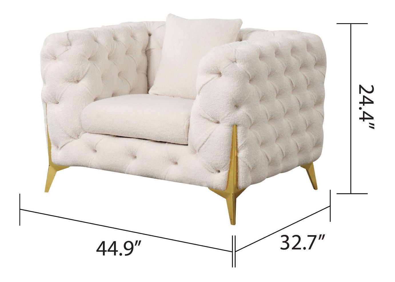 Contempo Buckle Fabric Chair