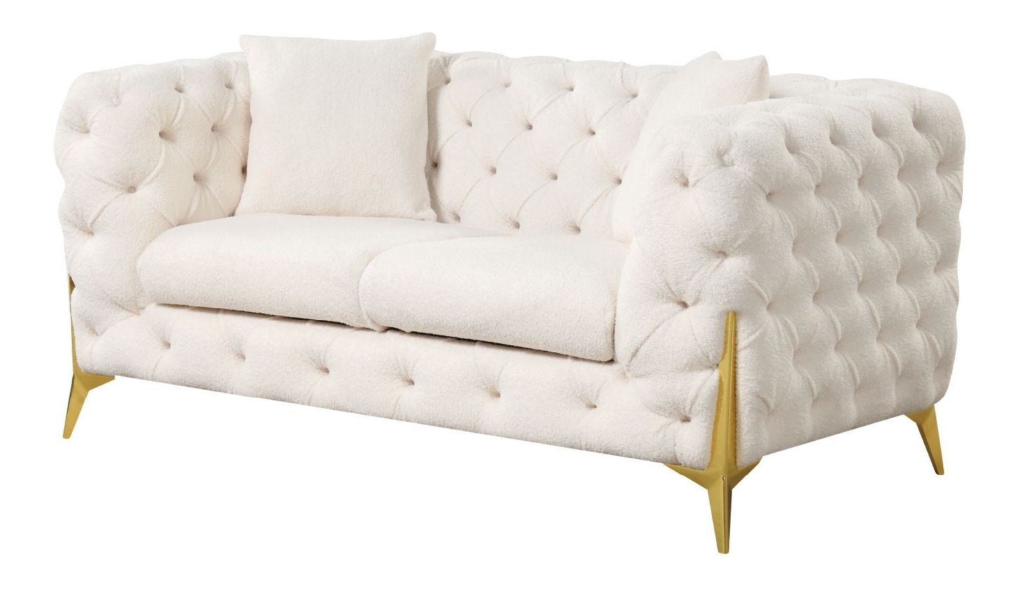 Contempo Buckle Fabric Living Room Set