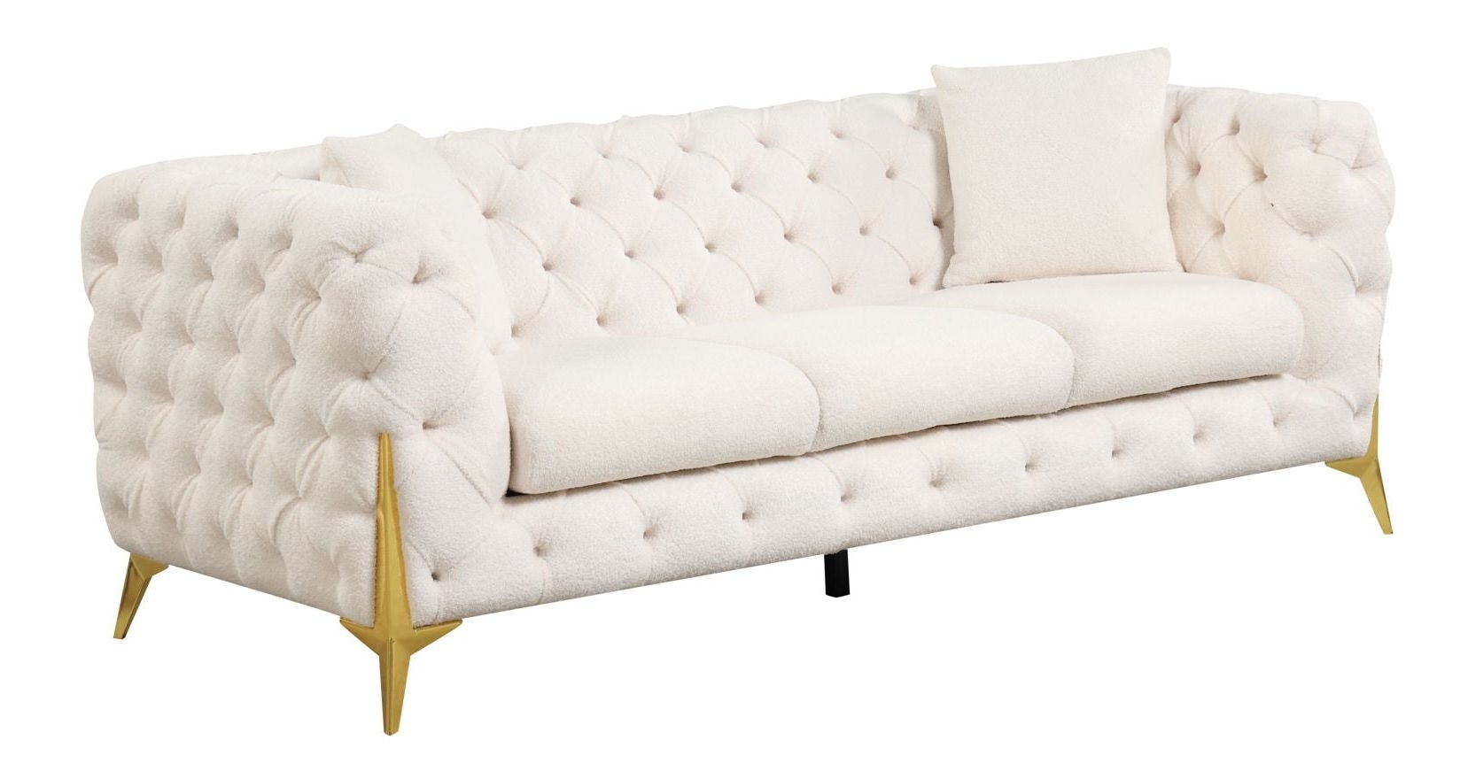 Contempo Buckle Fabric Living Room Set