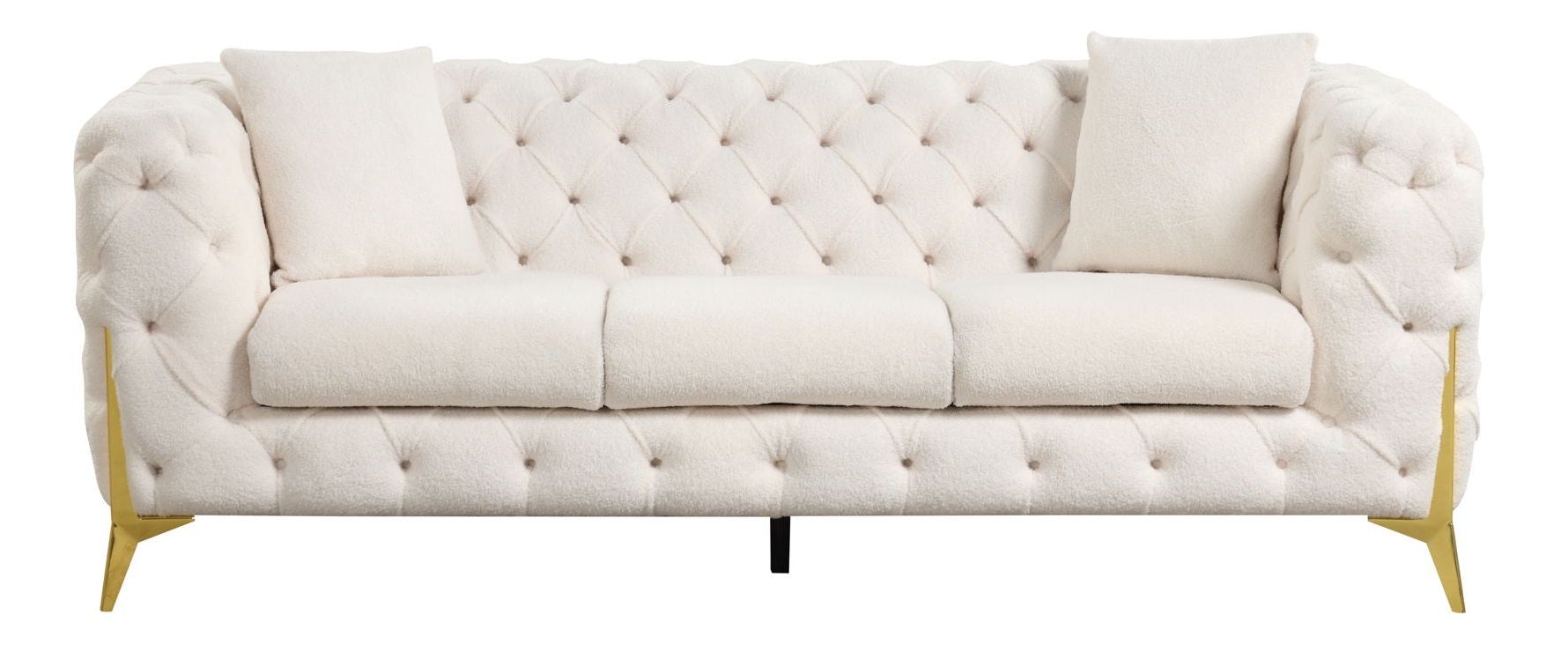 Contempo Buckle Fabric Sofa