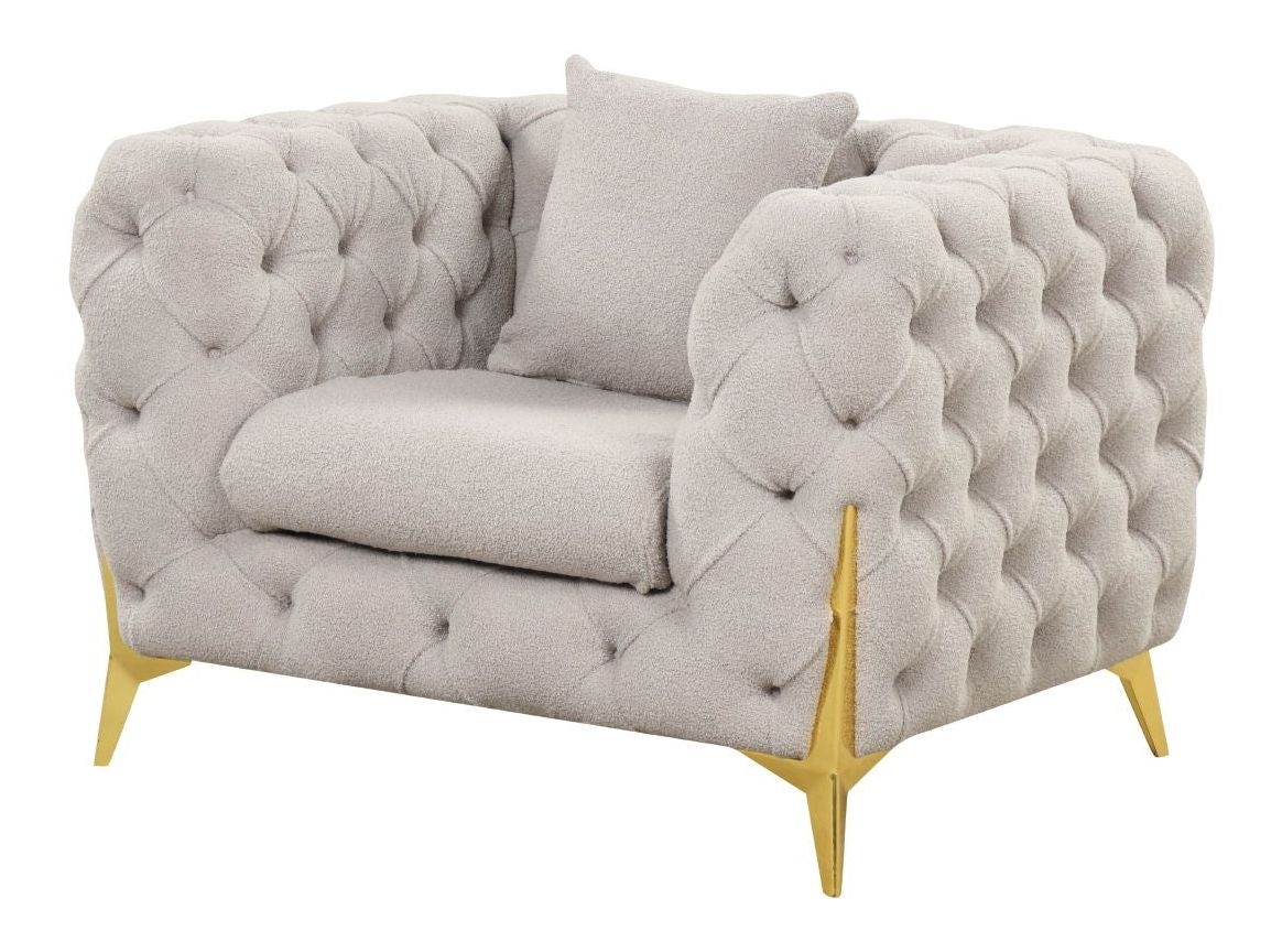 Contempo Buckle Fabric Living Room Set