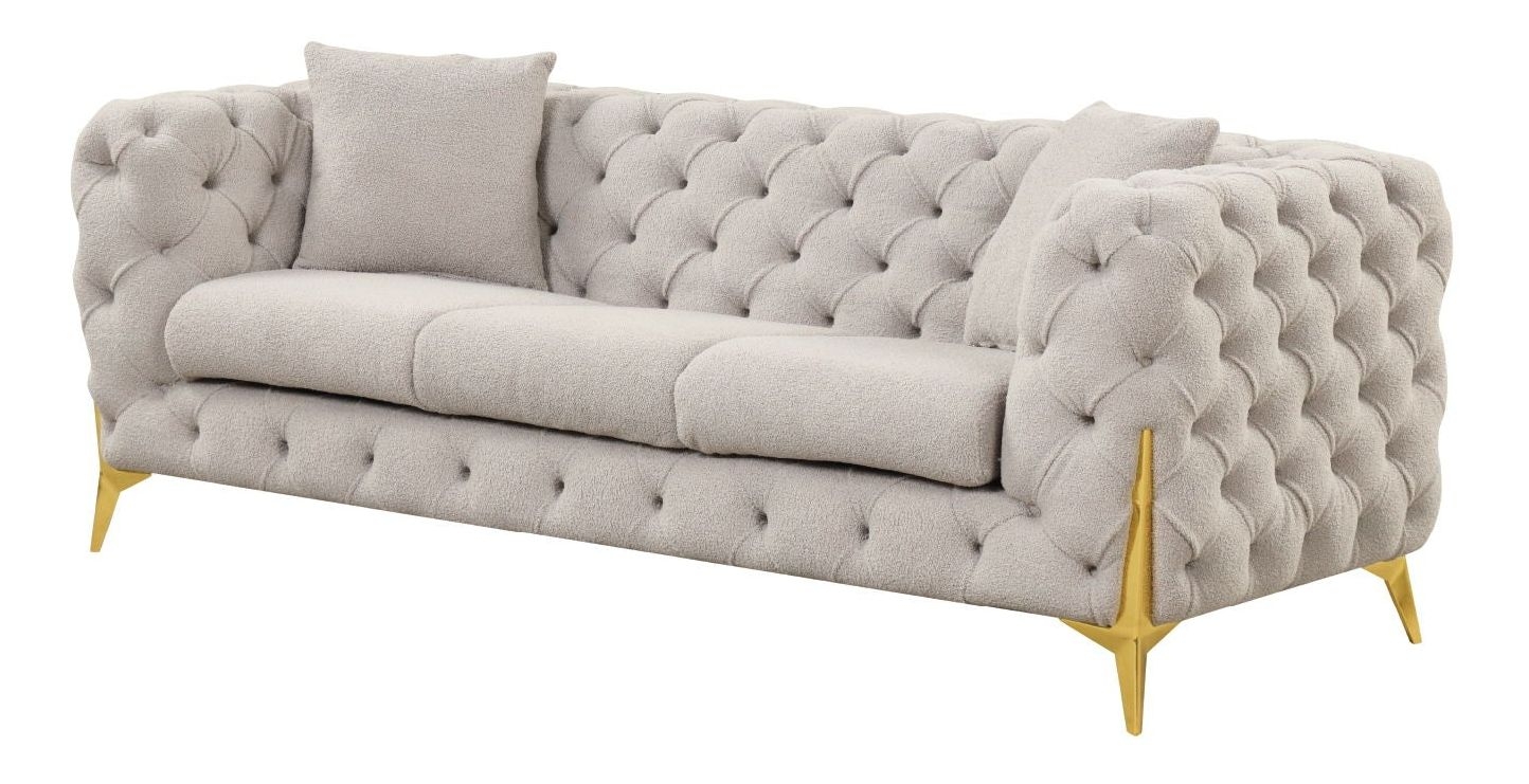 Contempo Buckle Fabric Living Room Set