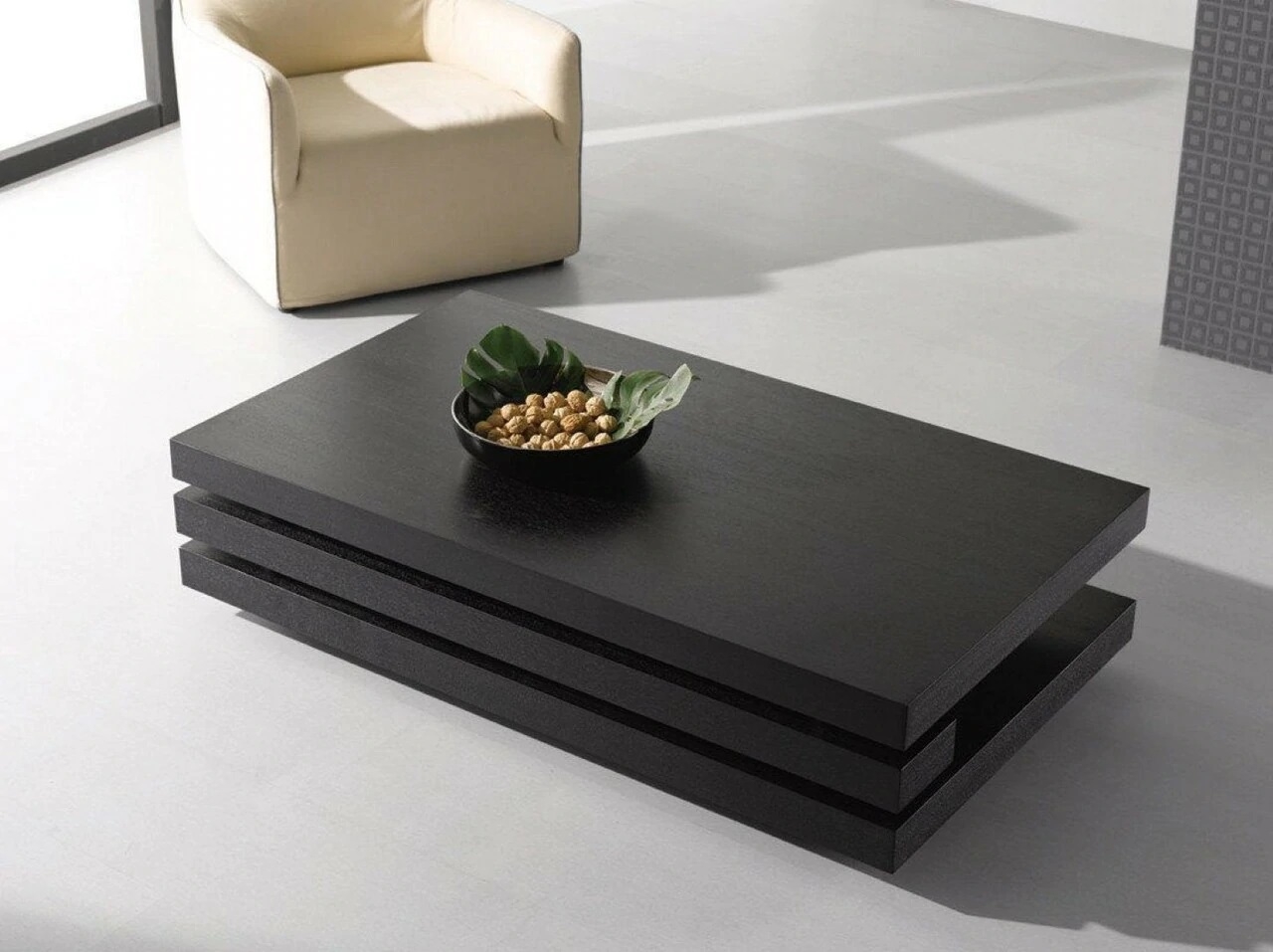 Contempo Rectangular Veneer Coffee Table