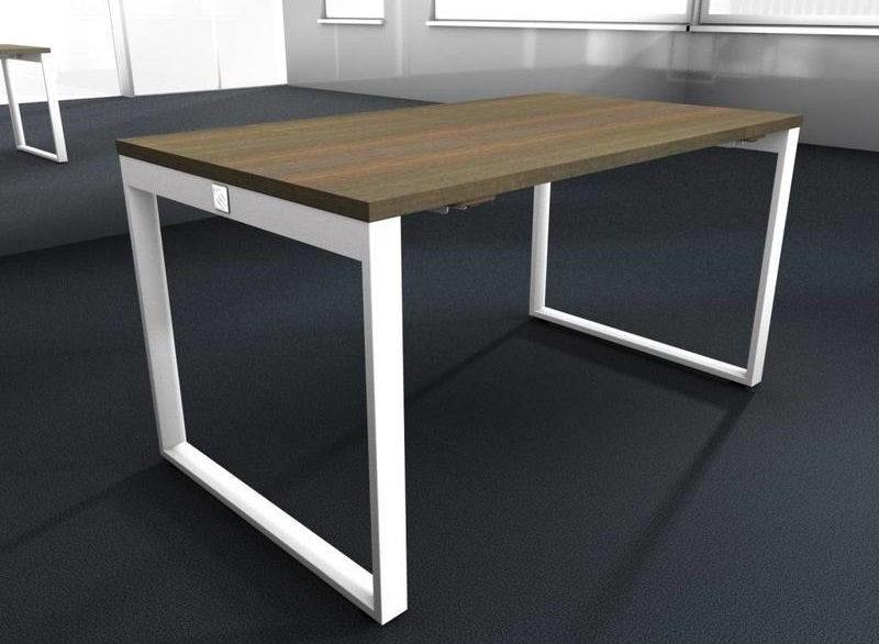 YAN_Z MFC Top Office Desk w/Steel Frame