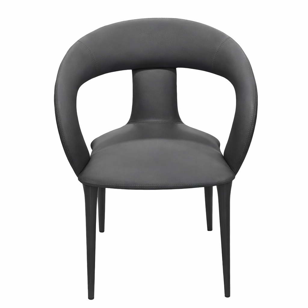 Anya PU/Metal Dining Arm Chair