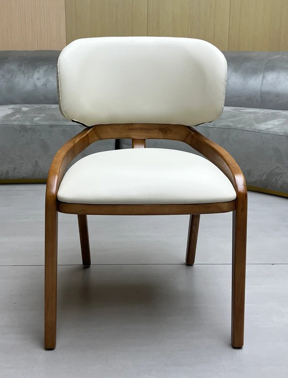 Cora Eco Leather/Wood Dining Chair