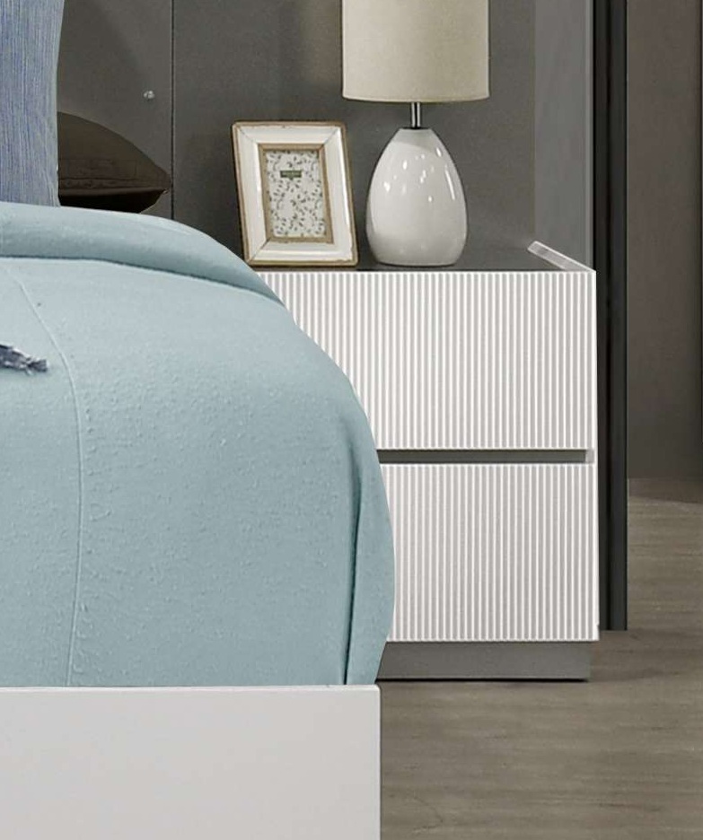 Cecilia Platform Bedroom Set with LED Headboard