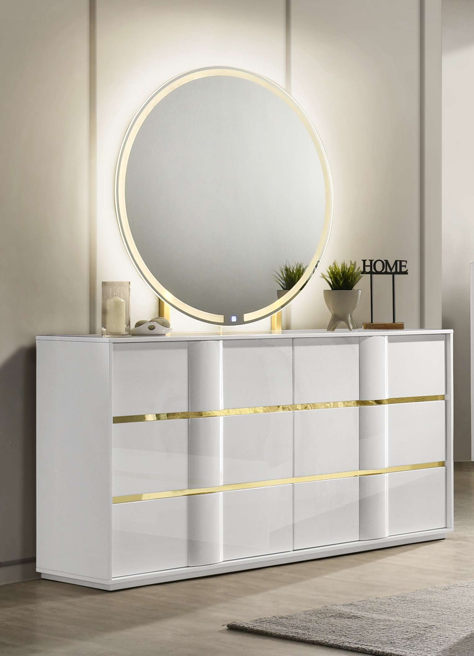 Florence Round LED Mirror