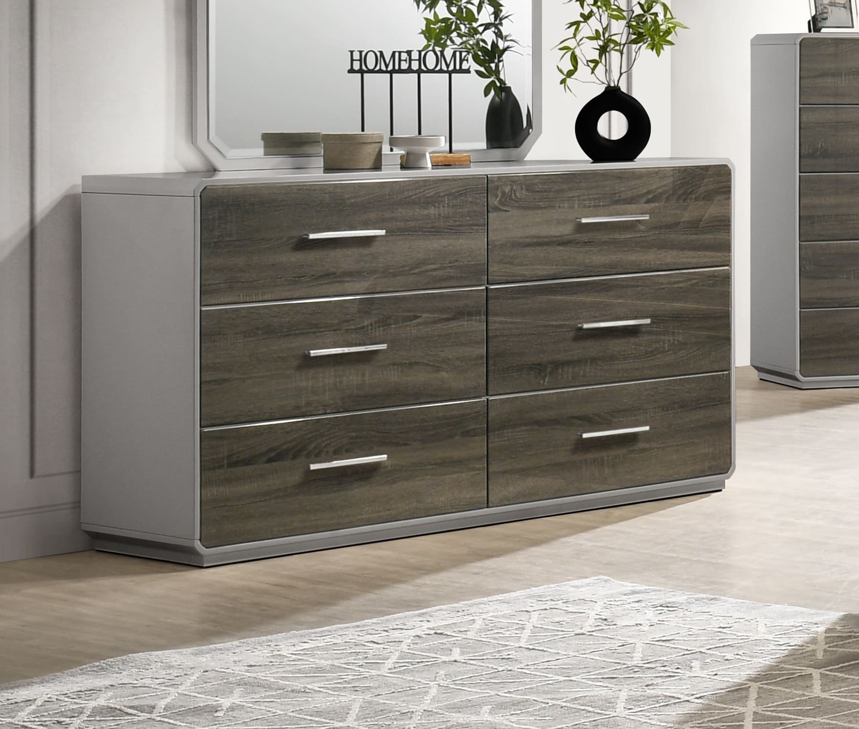 Naples Panel Upholstered Bedroom Set