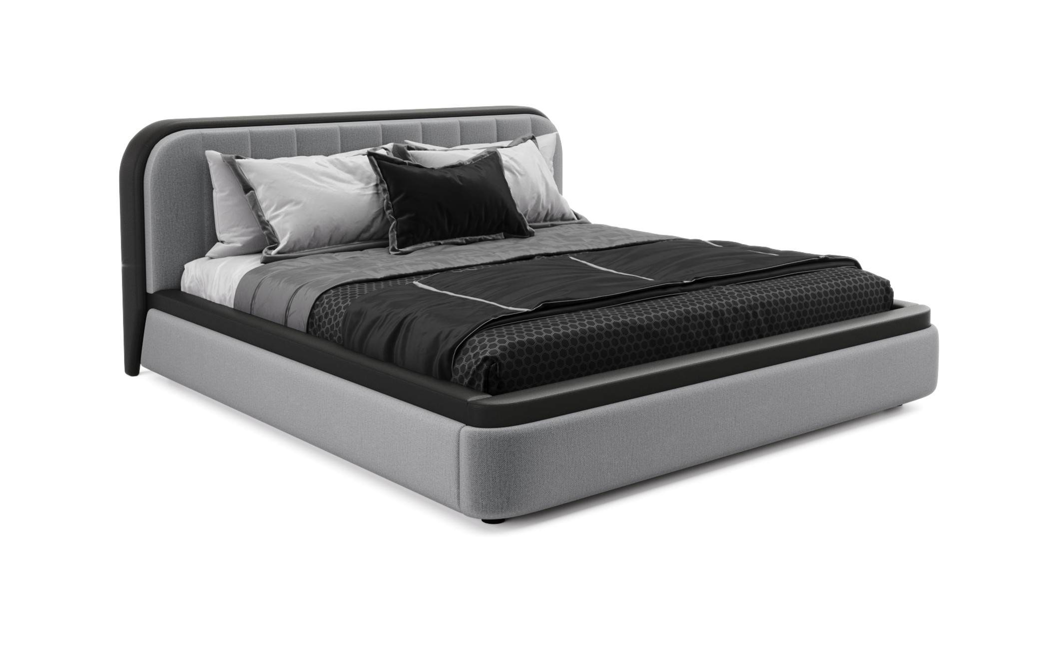 Cosmopolitan Faux Leather Storage Bed