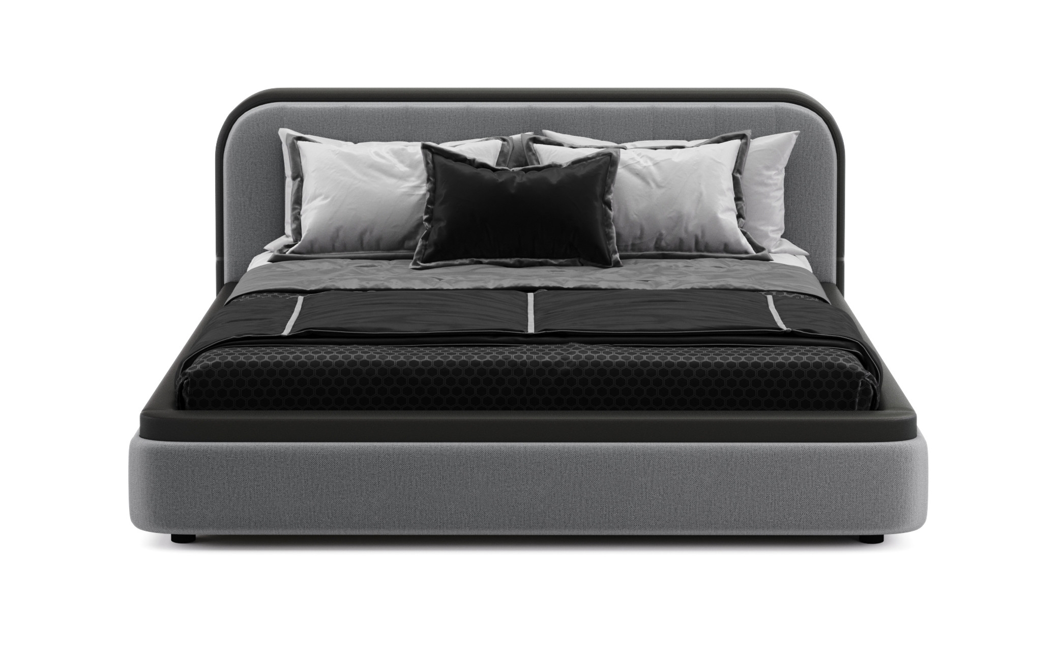 Cosmopolitan Faux Leather Storage Bed