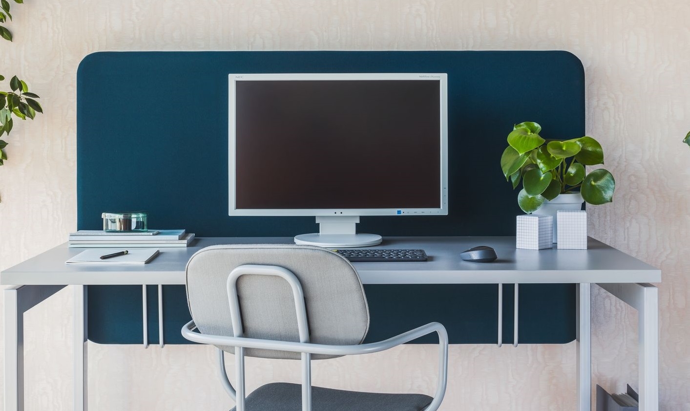 Sonic Acoustic Screen for Single Desk