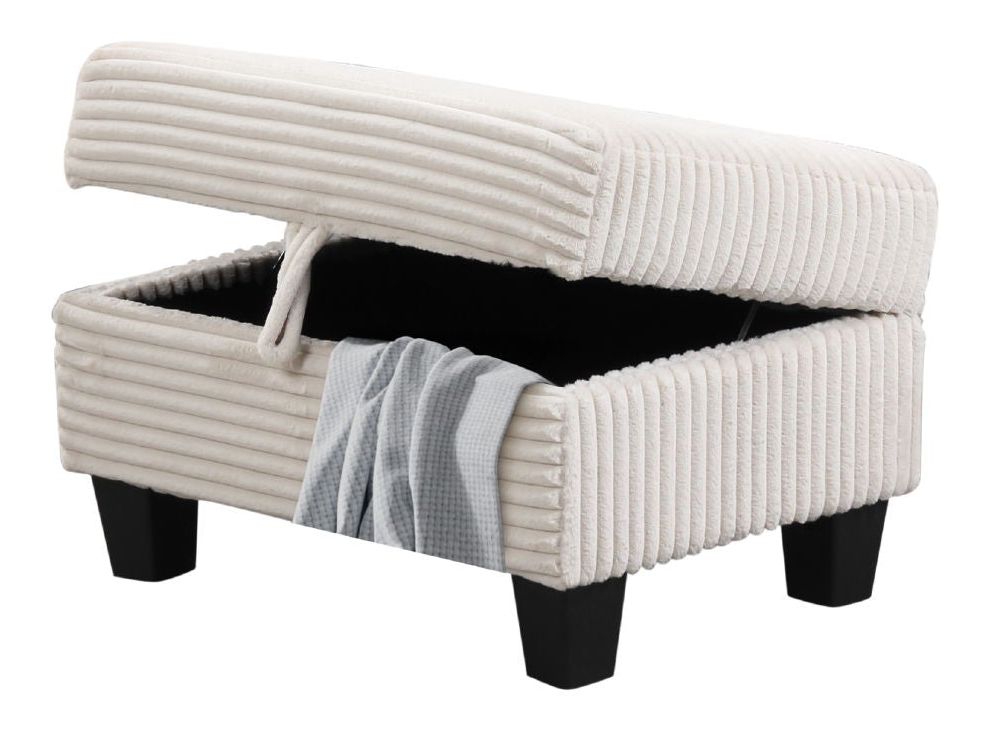 Galaxy Home Cozy Cream L Shaped Sectional