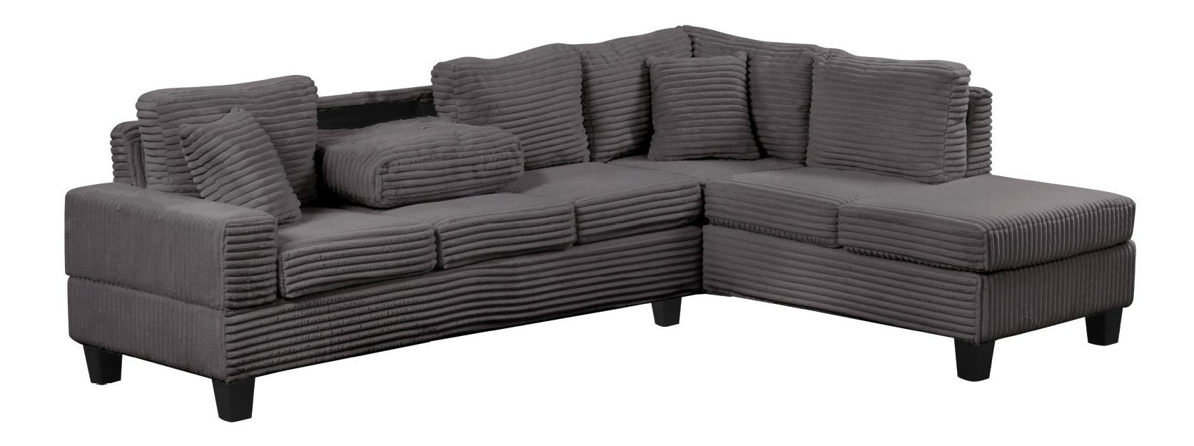 Sectional & Free Bonus Ottoman
