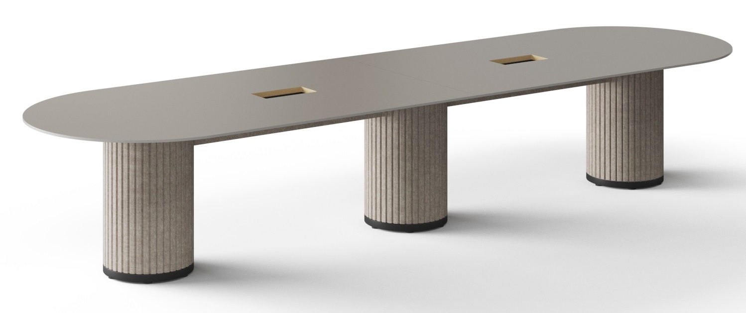 Parthos Office Oval Meeting Conference Table w/Grommet