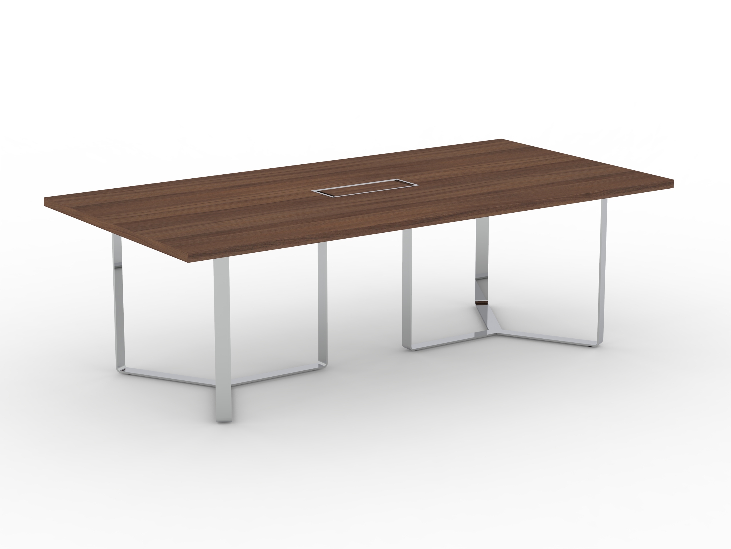 Plana Meeting Table for 8 Persons w/Grommet & Box for Power Socket