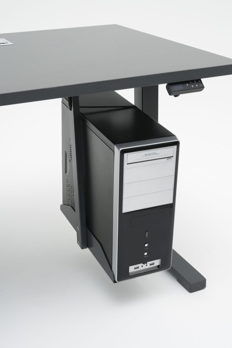 Ogi V Office Single Straight Desk, W70.8" x D31.4"