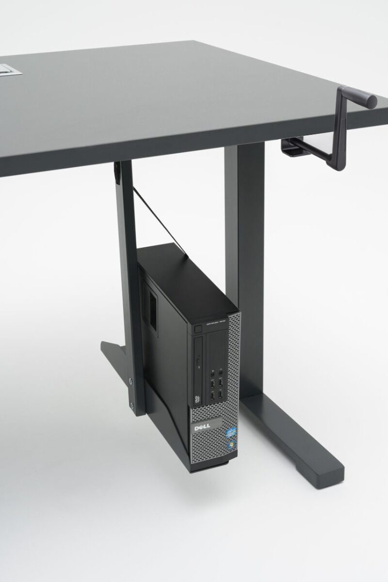 Ogi Drive Manual Height Adjustment Office Bench Desk, W47.2" x D66.5"