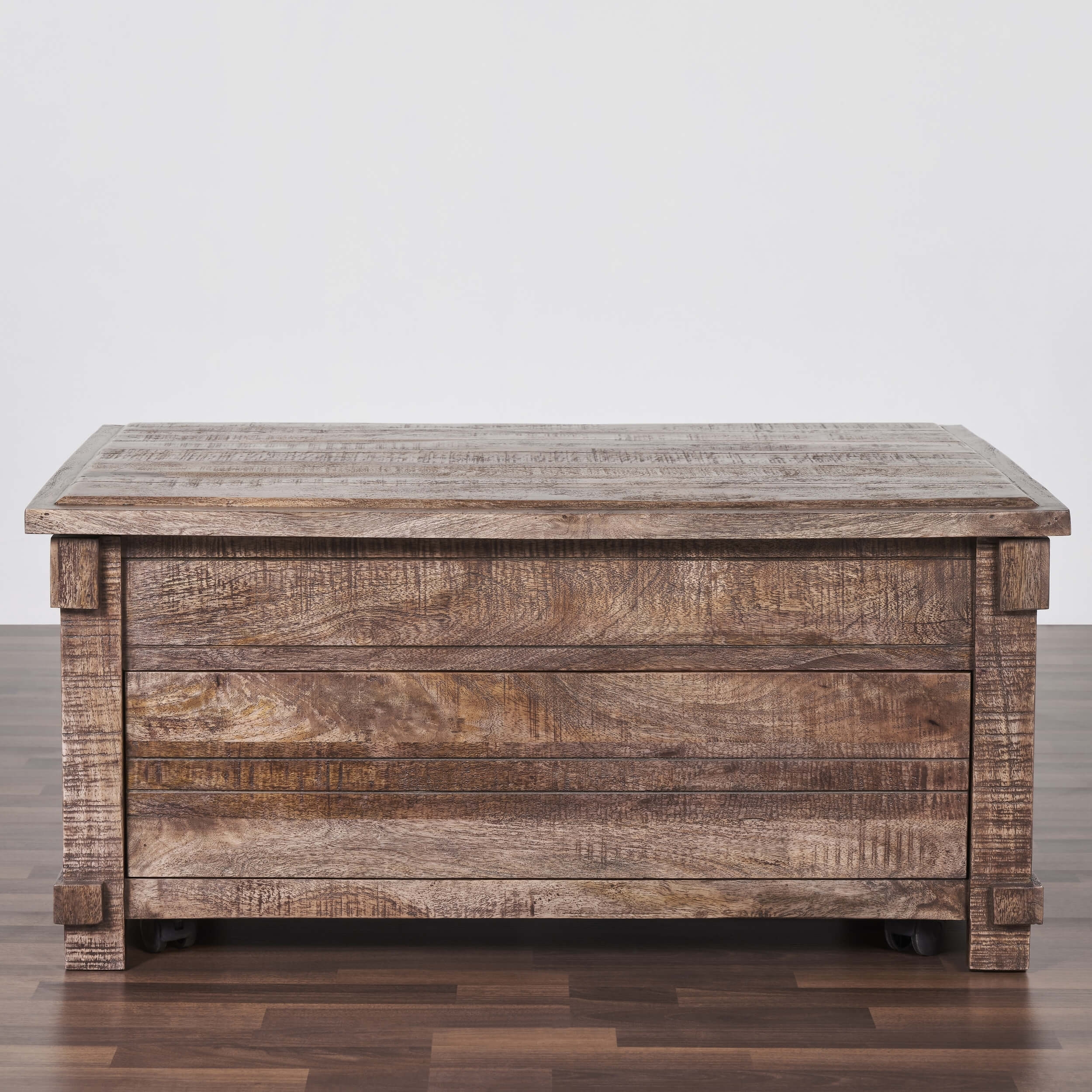 Cross Solid Wood 40" Lift Top Extendable Trunk Coffee Table w/ Storage