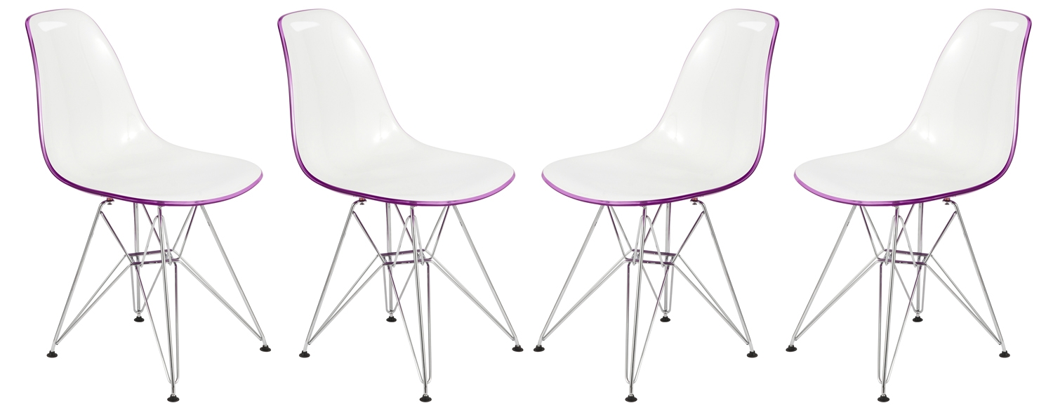 Cresco Plastic Side Chair (Set of 4)
