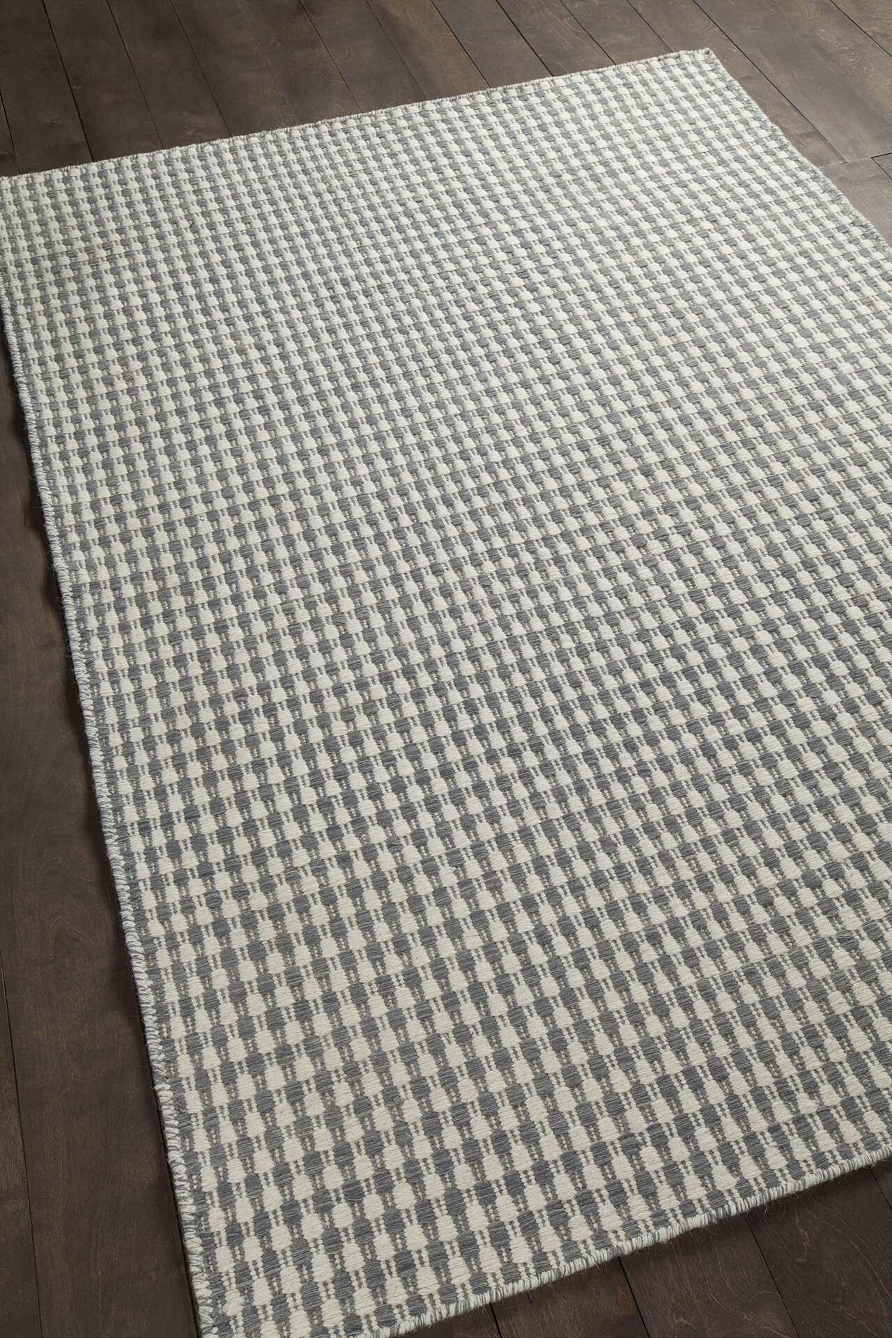Crest Wool Rectangular Handmade Rug, Composition 1