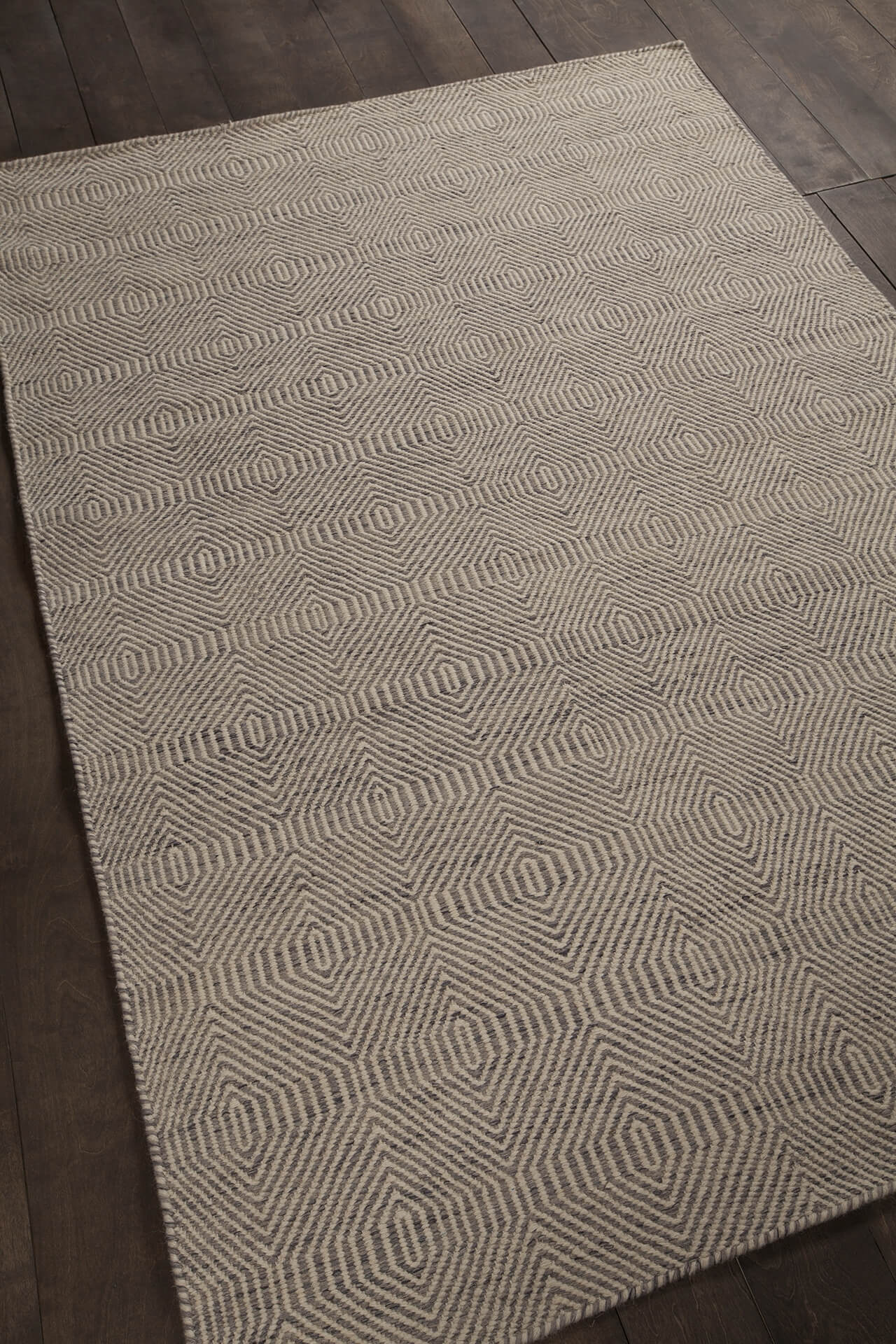 Crest Wool Rectangular Handmade Rug, 5' x 7'6"
