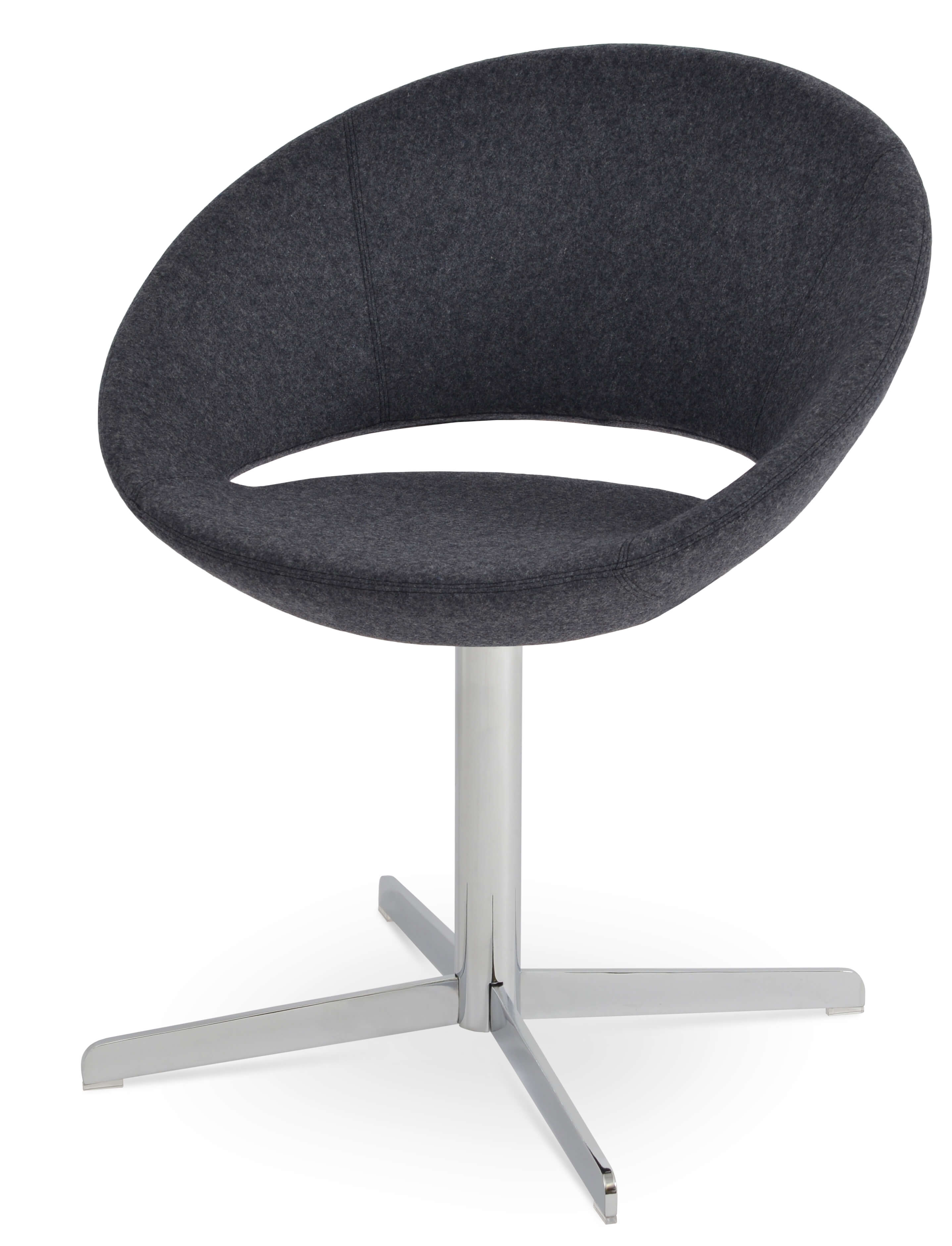 Crescent 4 Star Swivel Dining Chair