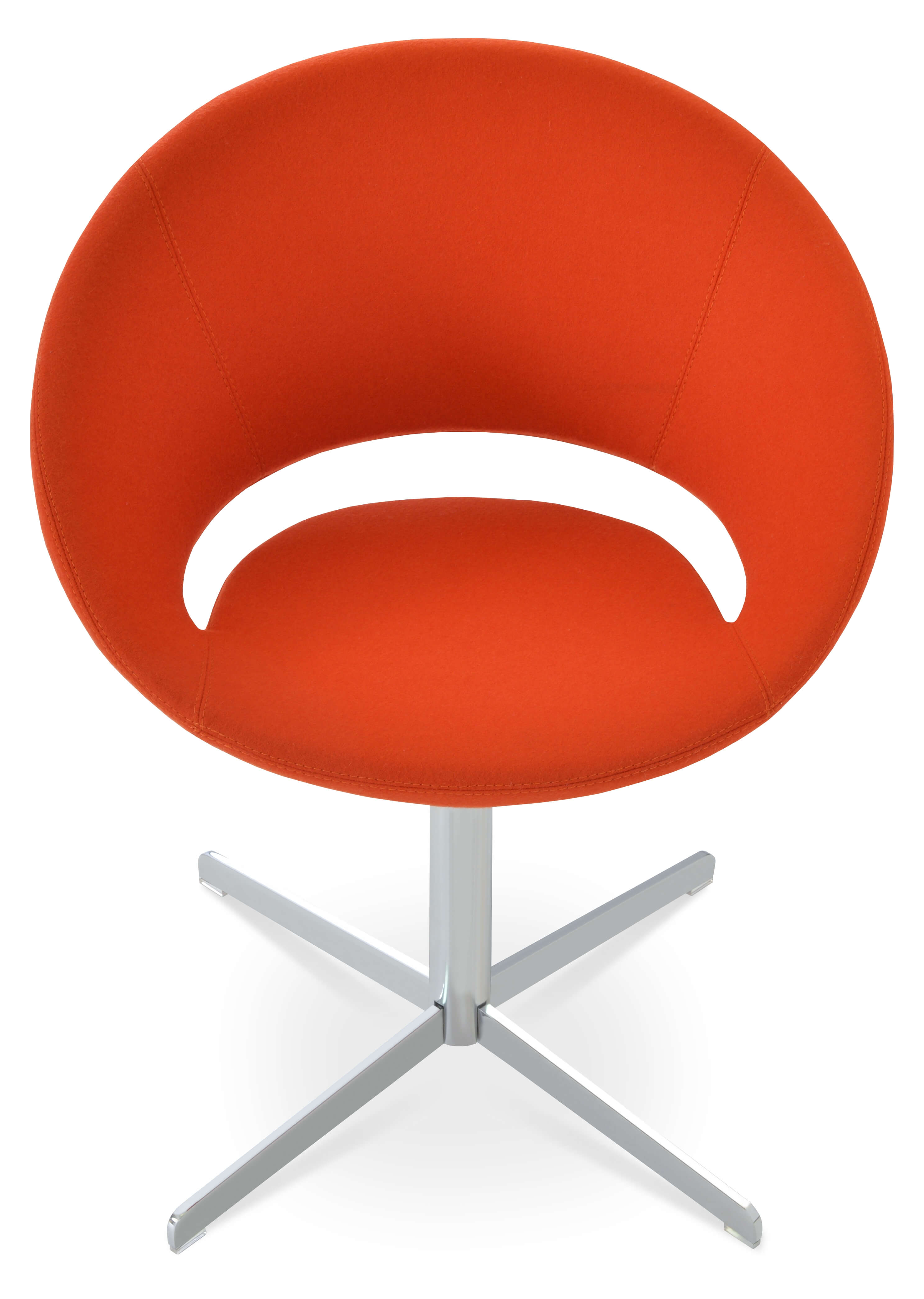 Crescent 4 Star Swivel Dining Chair