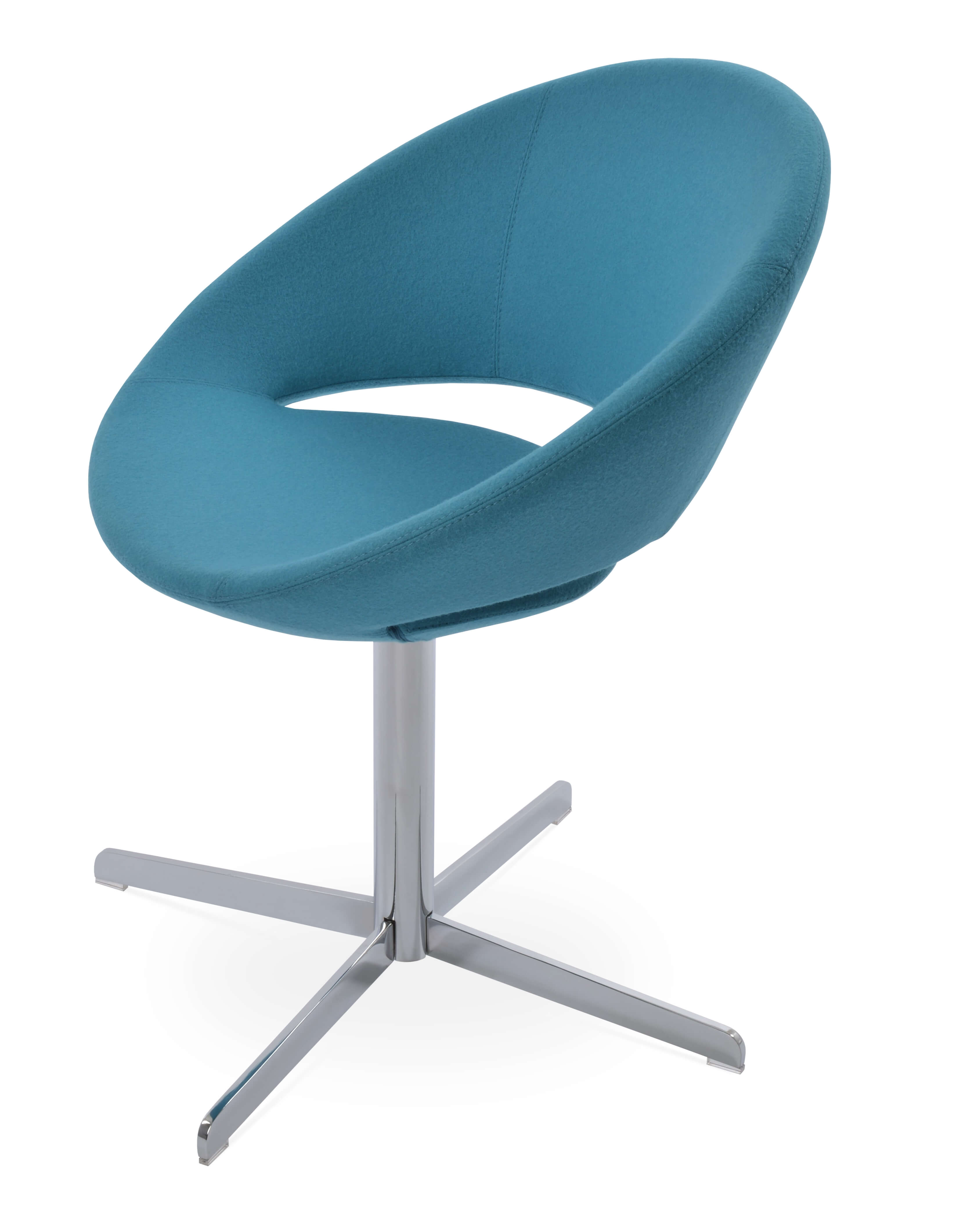 Crescent 4 Star Swivel Dining Chair