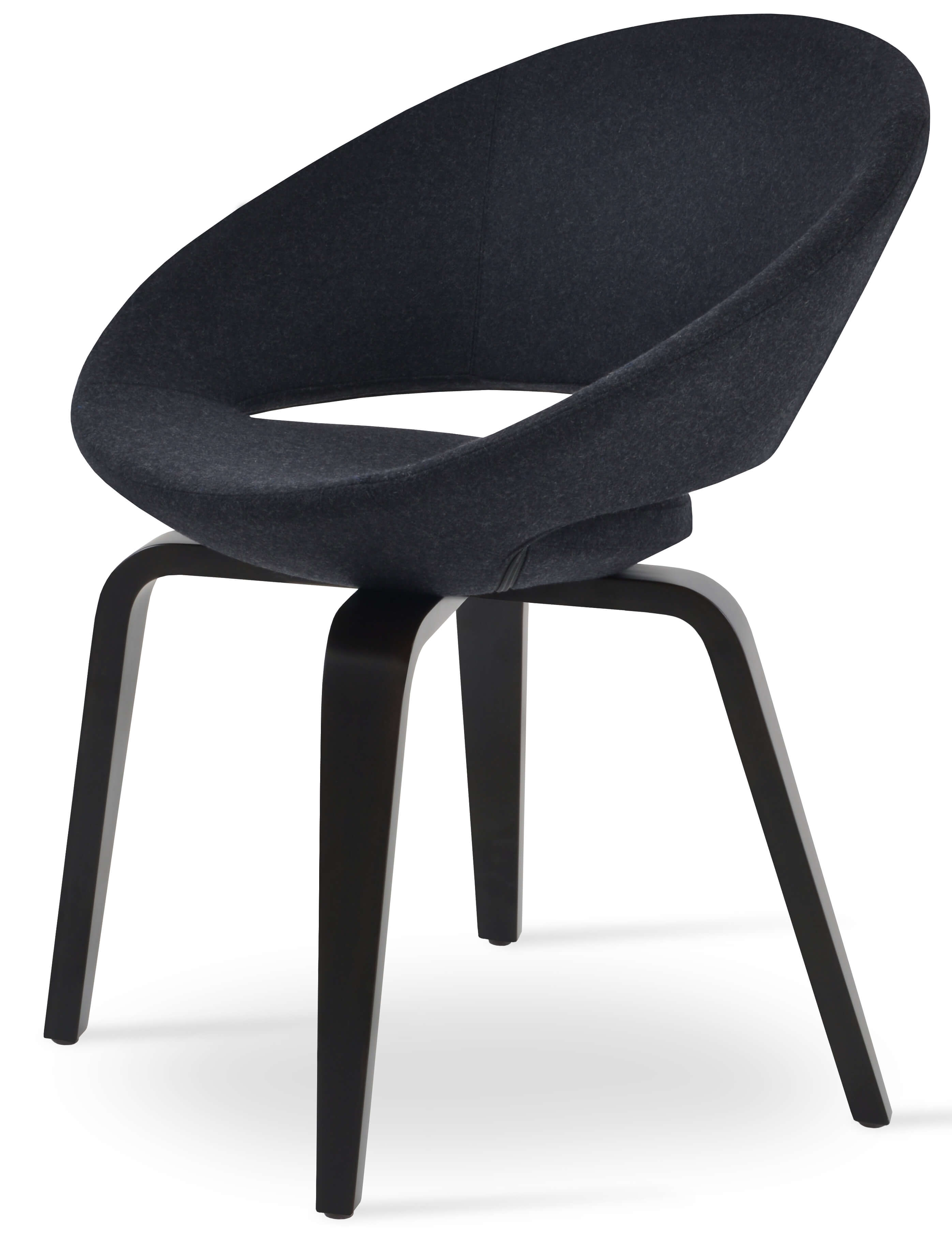 Crescent Plywood Dining Chair