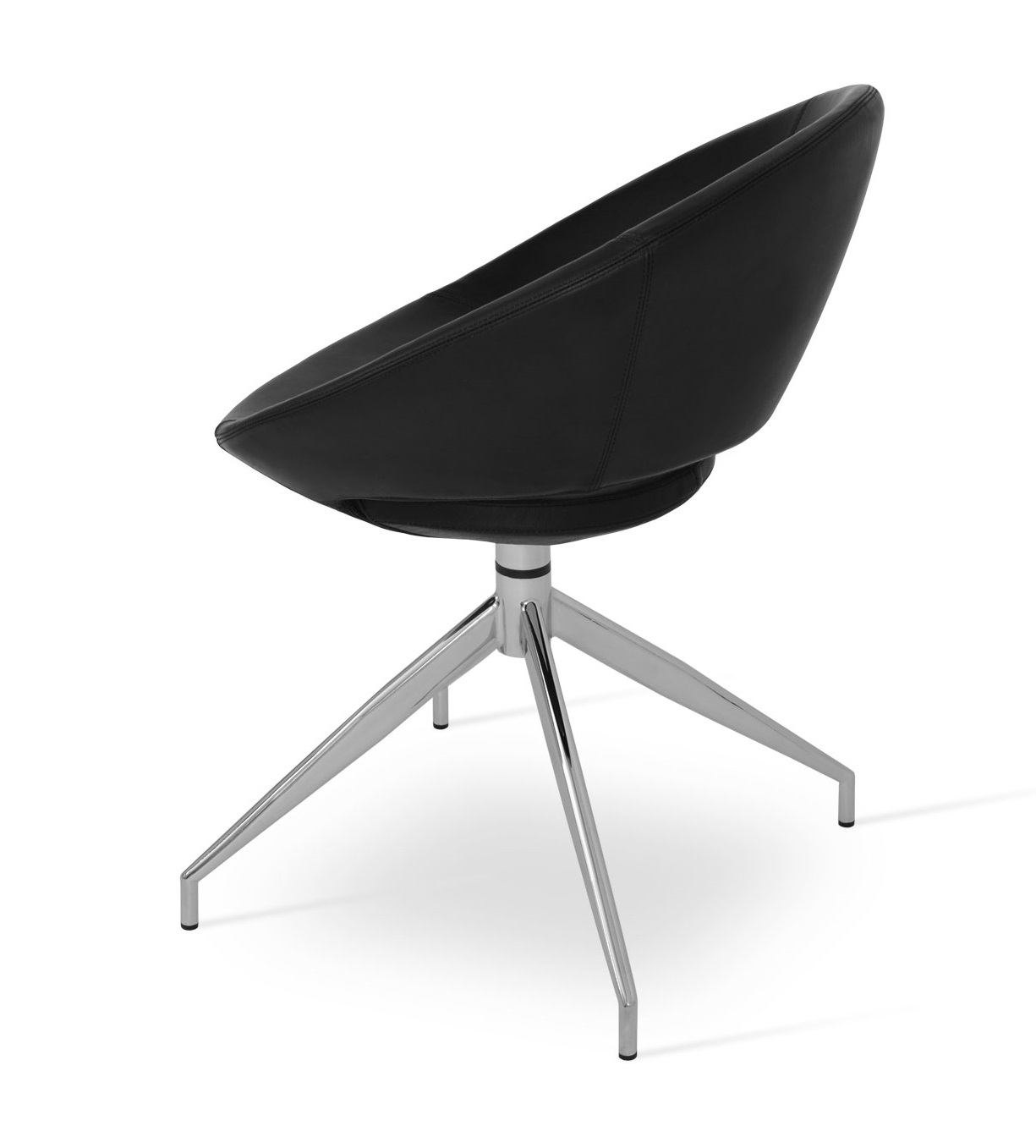 Crescent Spider Swivel Dining Chair