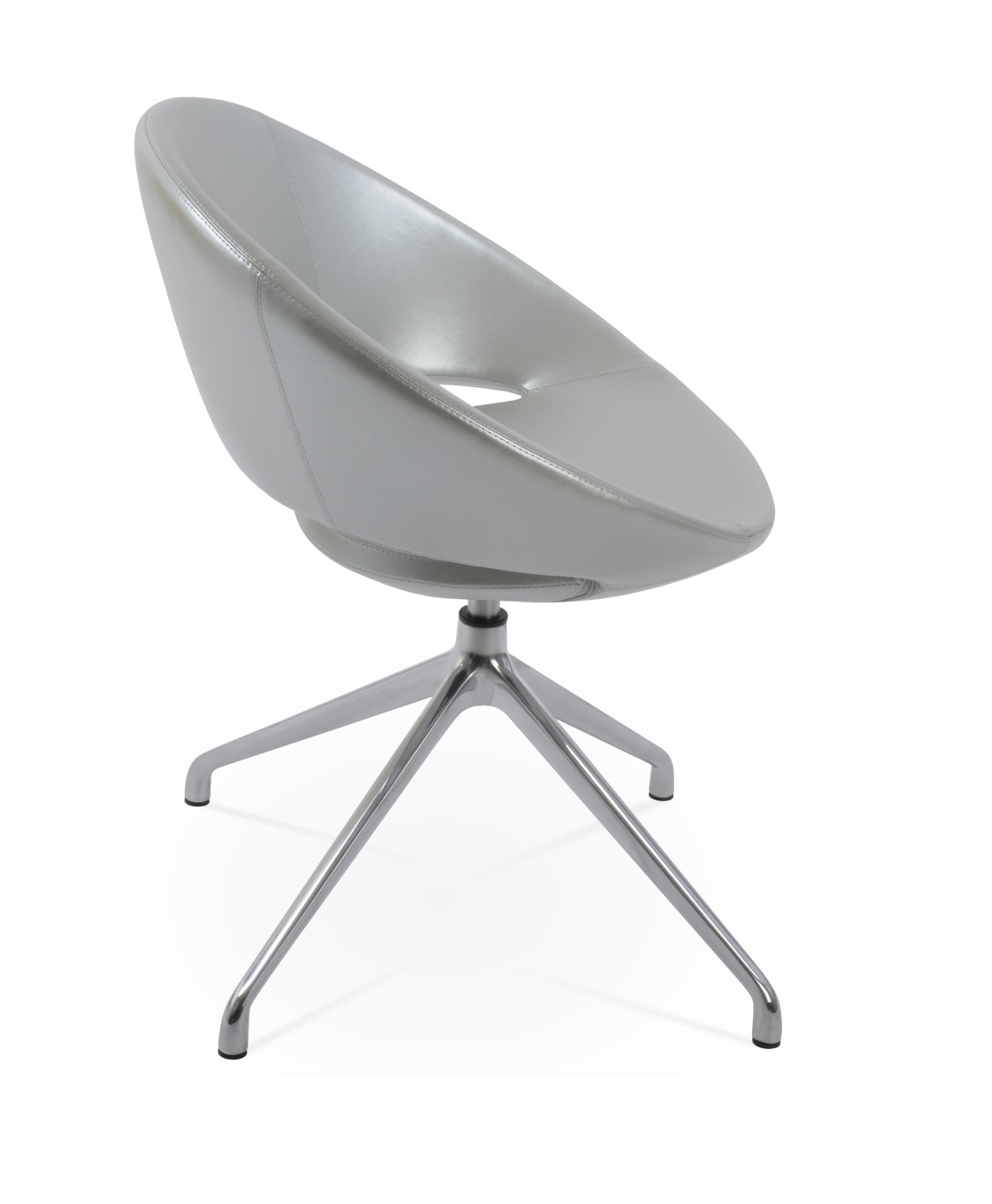 Crescent Spider Swivel Dining Chair