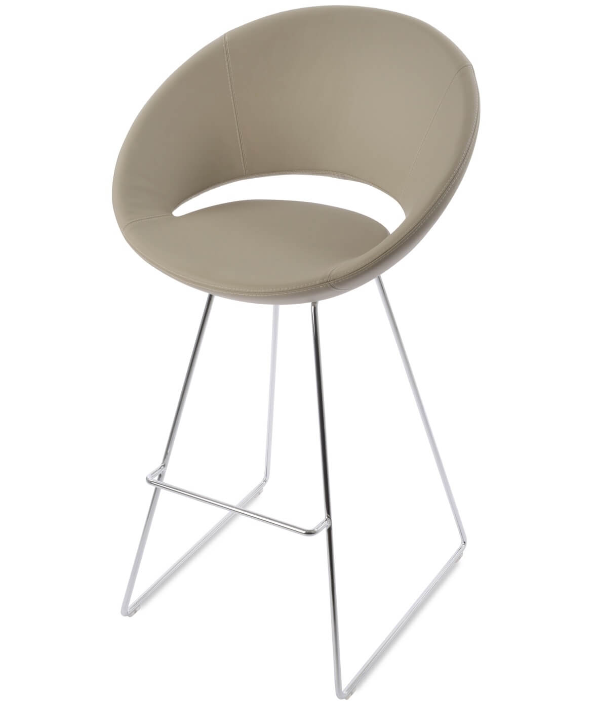 Crescent Wire Bar Stool
