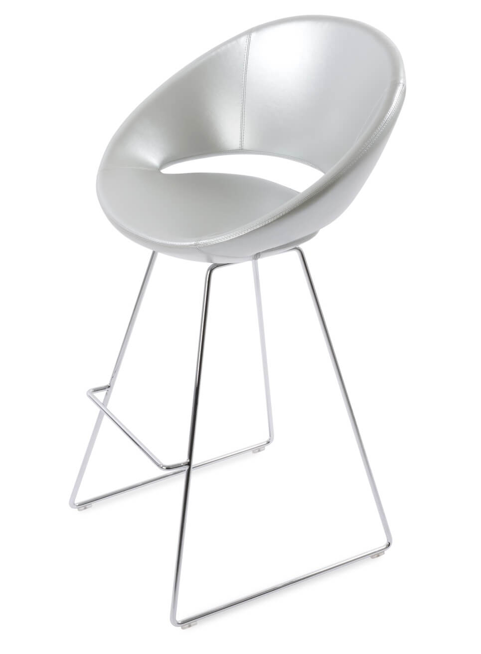 Crescent Wire Bar Stool
