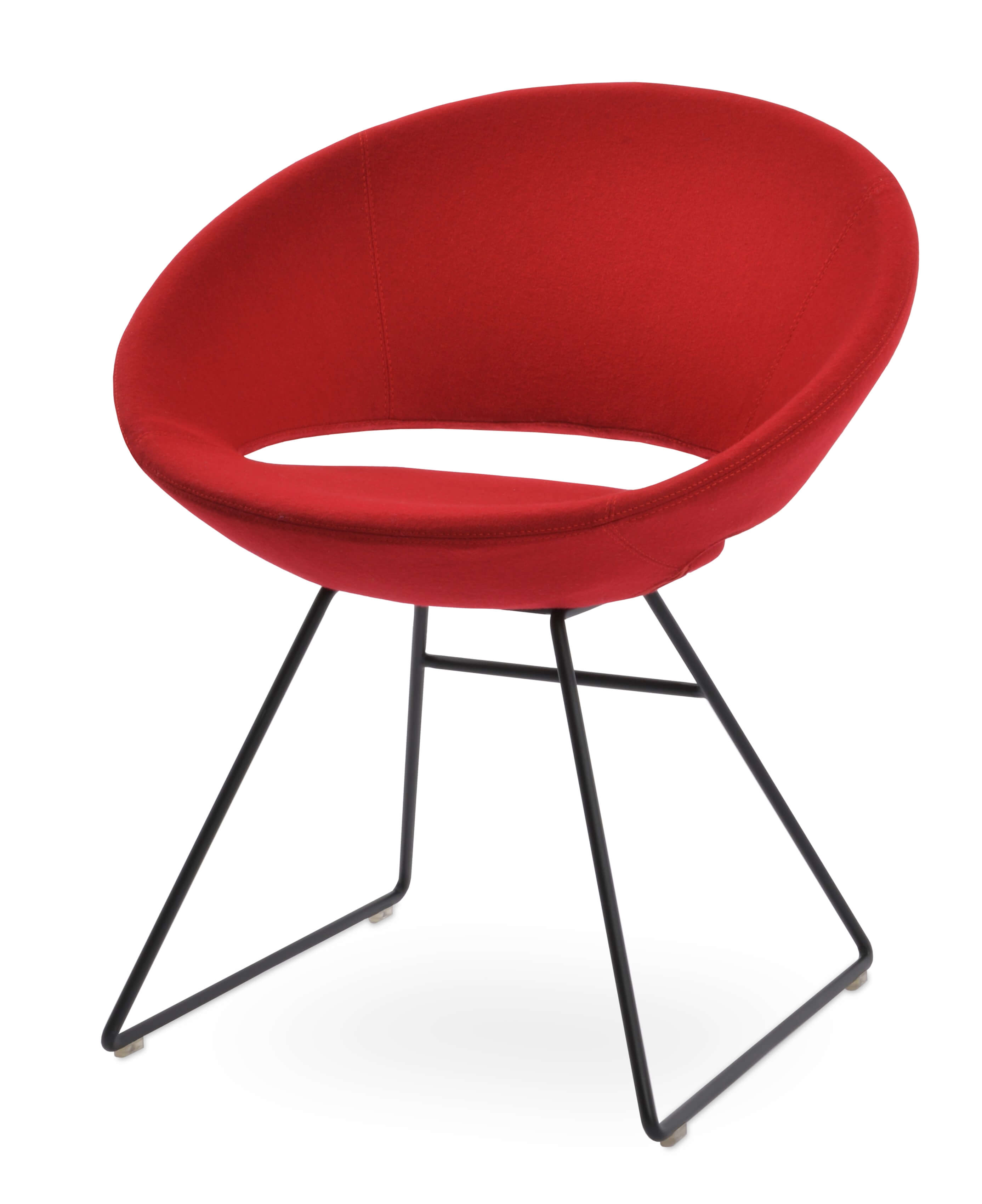 Crescent Wire Dining Chair